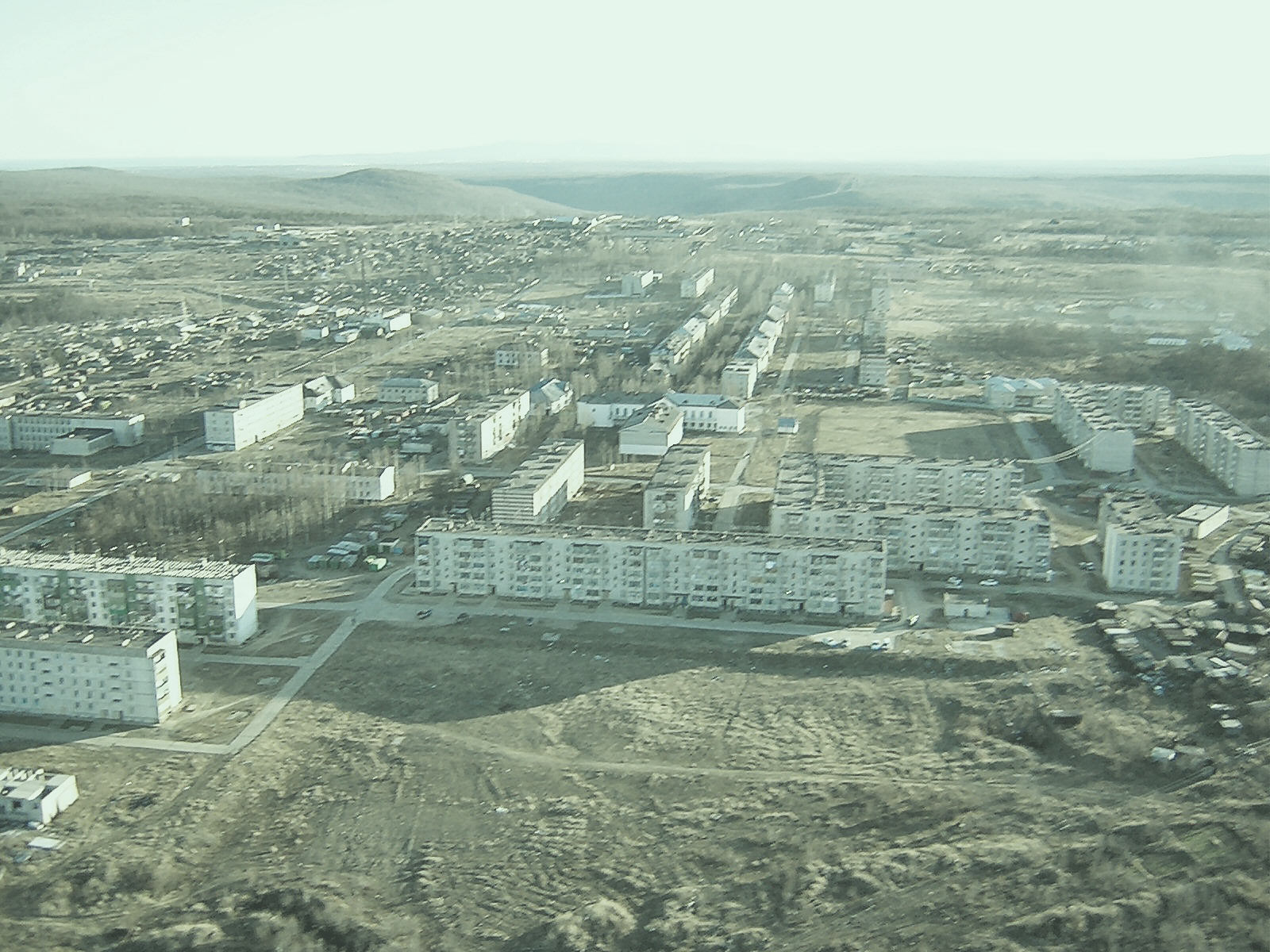 Снимок Монгохто с вертолета, северная сторона.